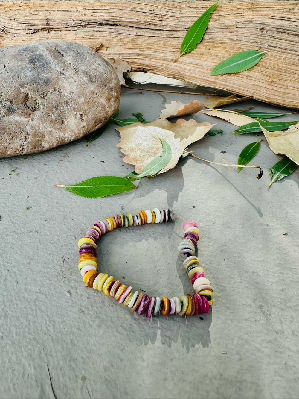 Colorful Multicolor Beaded Stretch Bracelet - Women Jewelry
